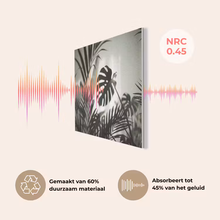 Planten - Bladeren - Natuur - Minimalistisch - Groen PET vilt klein -USP_NL