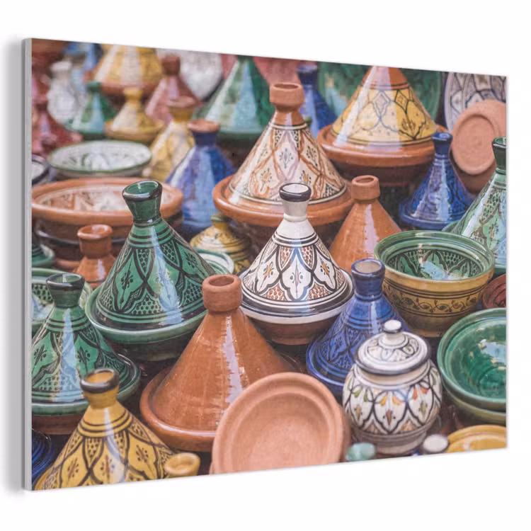 Acoustic Panel - Pottery - Colorful - Pattern - Aardewerk - Kleurrijk - Patroon PET vilt klein
