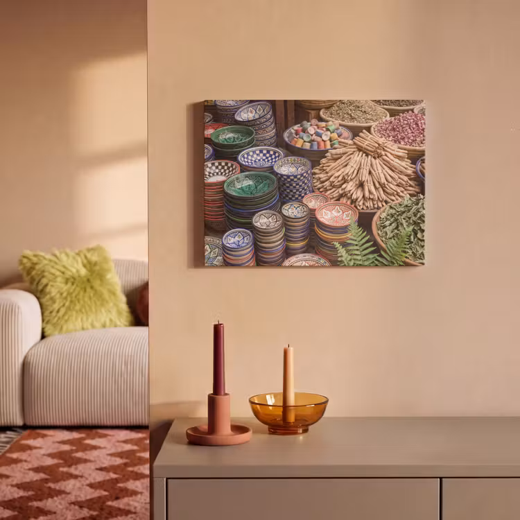 Acoustic Panel - Pottery - Oriental - Colorful - Aardewerk - Oosters - Kleurrijk PET vilt klein