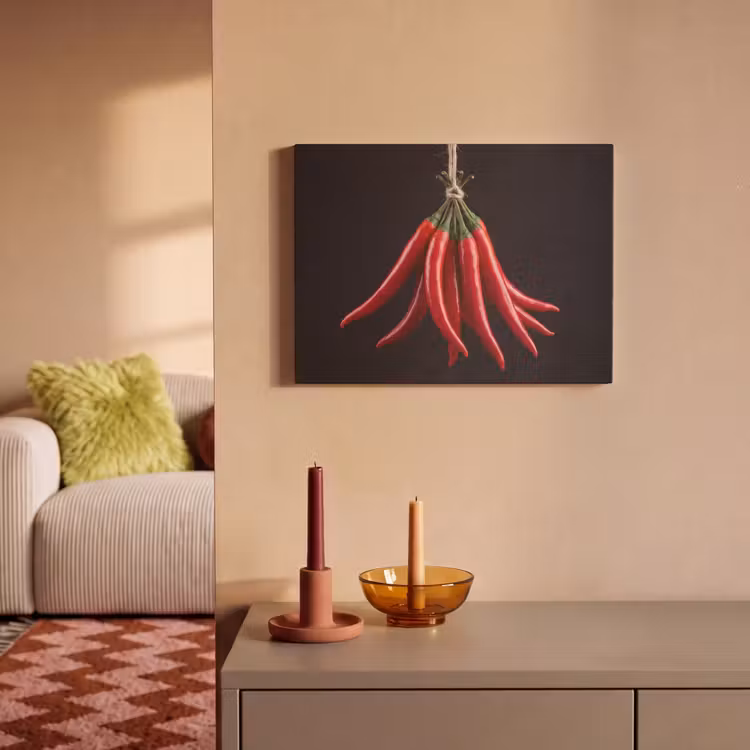 Acoustic Panel - Red Pepper - Food - Rode peper - Eten PET vilt klein