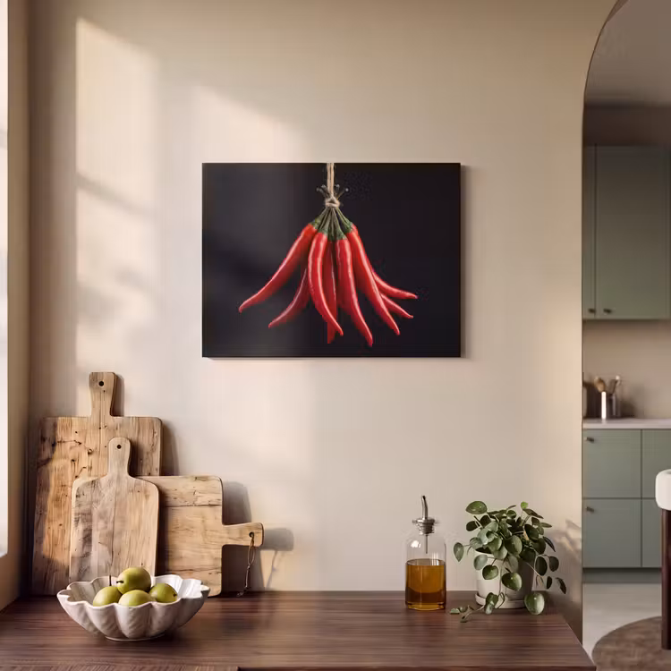 Acoustic Panel - Red Pepper - Food - Rode peper - Eten PET vilt klein