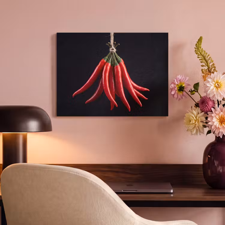 Acoustic Panel - Red Pepper - Food - Rode peper - Eten PET vilt klein