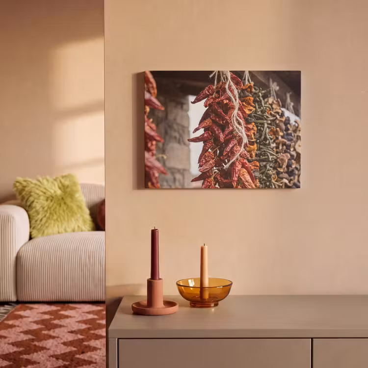 Acoustic Panel - Red Peppers - Food - Rode pepers - Eten PET vilt klein