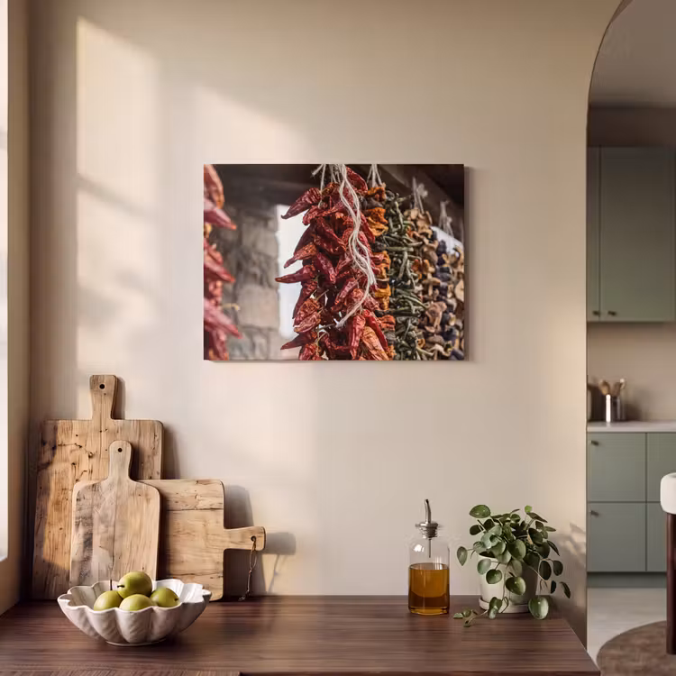 Acoustic Panel - Red Peppers - Food - Rode pepers - Eten PET vilt klein