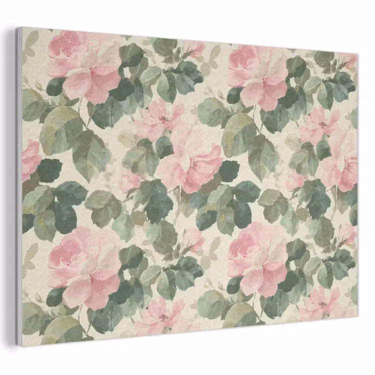 Rozen - Botanisch - Roze PET vilt klein 837 -3d