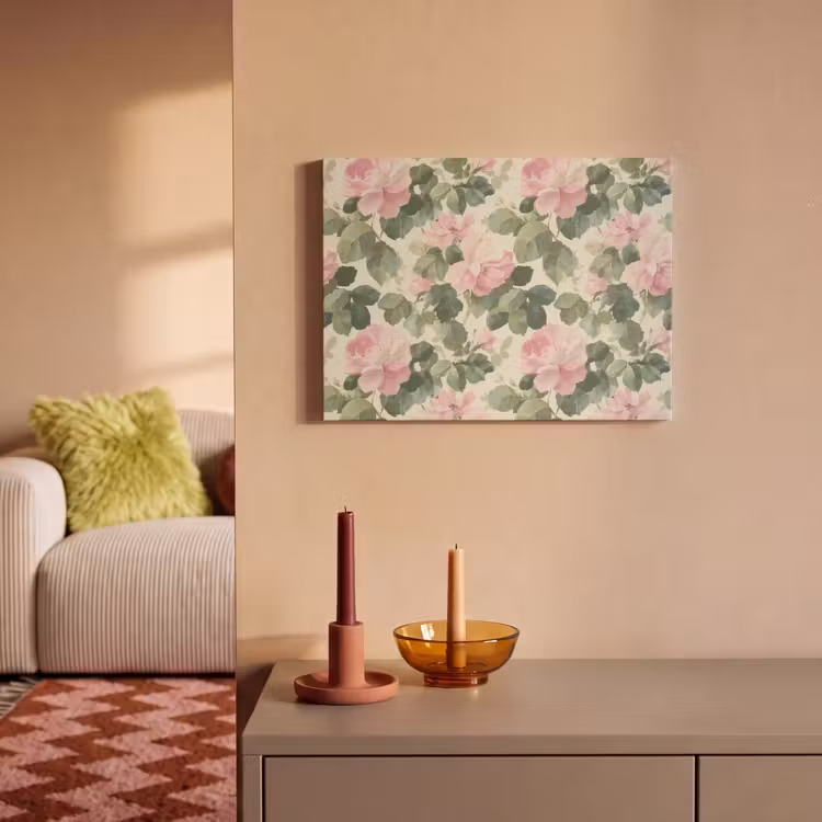 Rozen - Botanisch - Roze PET vilt klein 837 -sfeer1