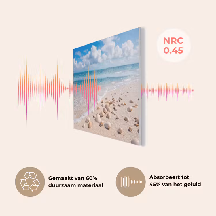 Schelpen - Strand - Natuur - Beige PET vilt klein -USP_NL