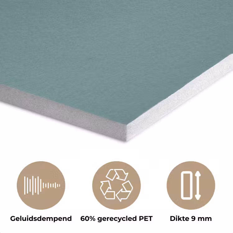 Serene - Teal - Blauw PET vilt klein 837 -closeup_NL