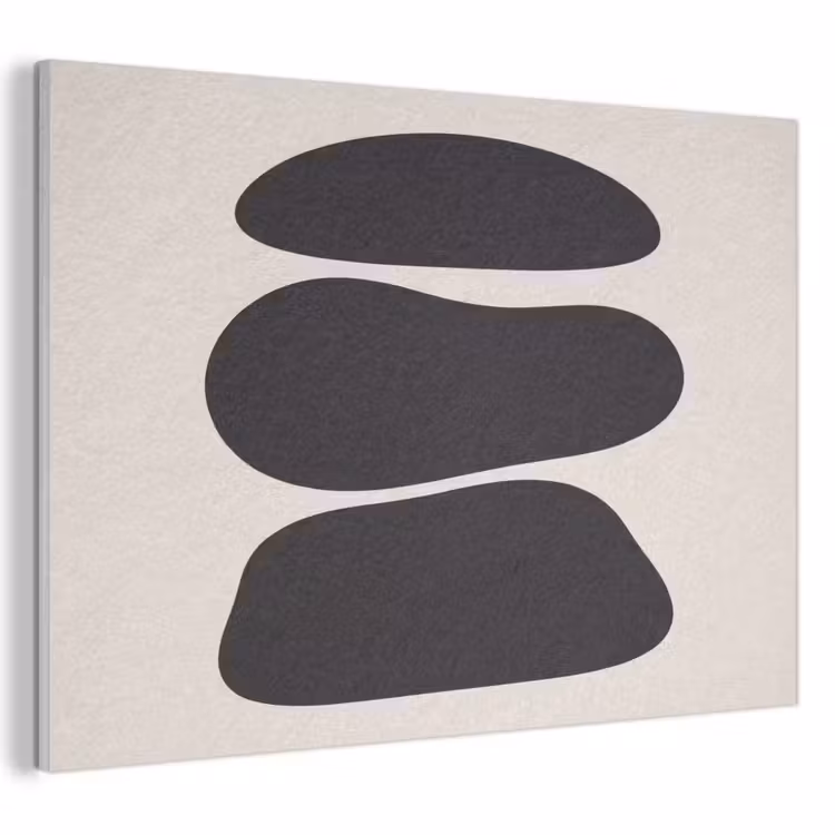 Acoustic Panel - Shapes - Organic - Black - Vormen - Organisch - Zwart PET vilt klein