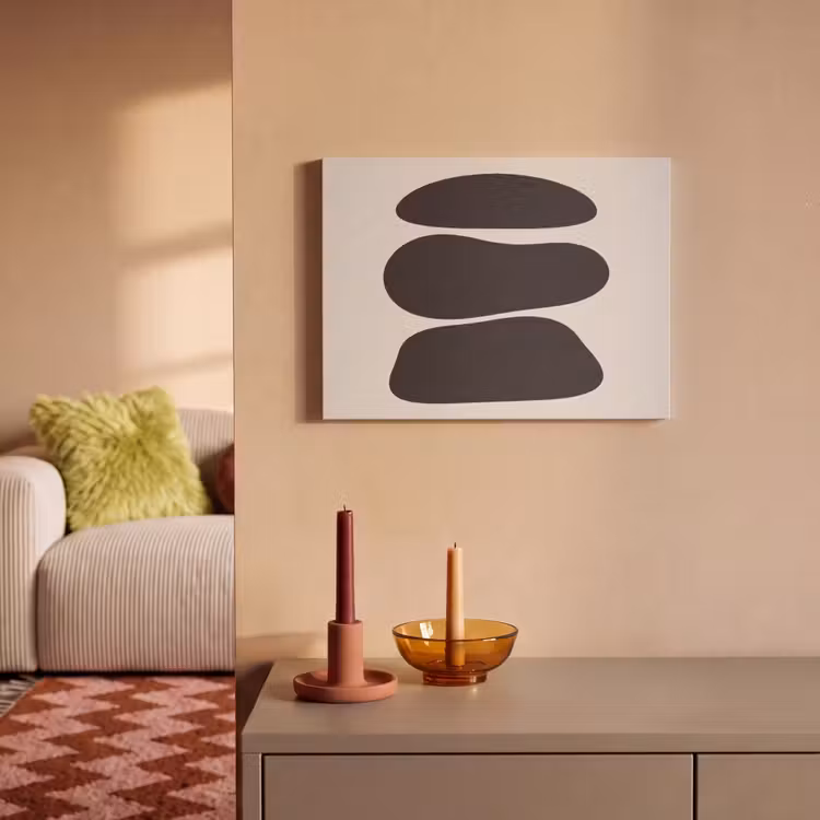 Acoustic Panel - Shapes - Organic - Black - Vormen - Organisch - Zwart PET vilt klein