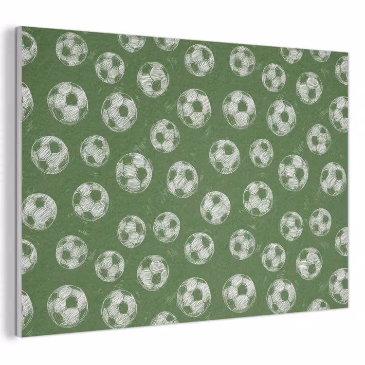 Voetbal - Sport - Groen PET vilt klein 837 -3d
