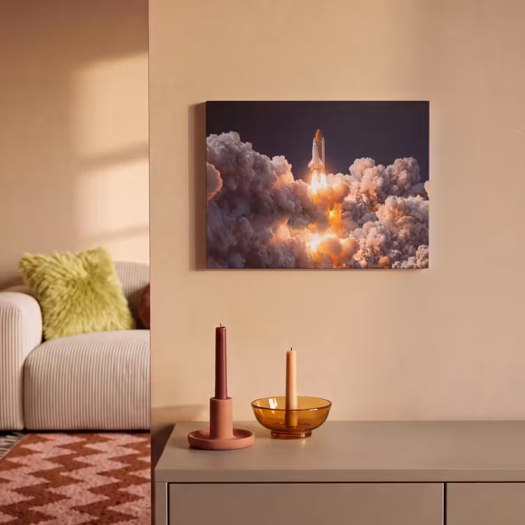 Acoustic Panel - Spacecraft - Launch - Stars - Ruimtevaartuig - Lancering - Sterren PET vilt klein