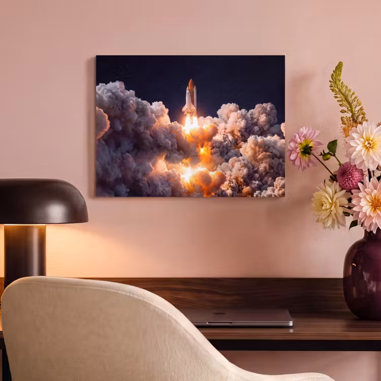 Acoustic Panel - Spacecraft - Launch - Stars - Ruimtevaartuig - Lancering - Sterren PET vilt klein