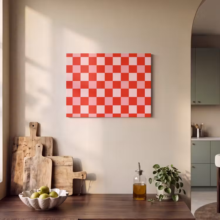 Vierkant - Klassiek - Rood PET vilt klein 837 -sfeer2