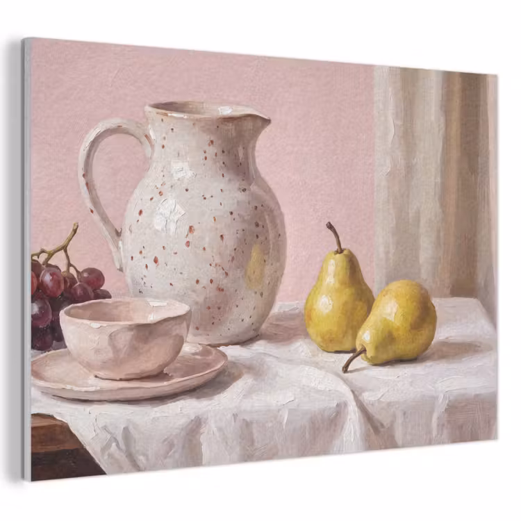 Acoustic Panel - Still Life - Fruit - Pink - Stilleven - Fruit - Roze PET vilt klein