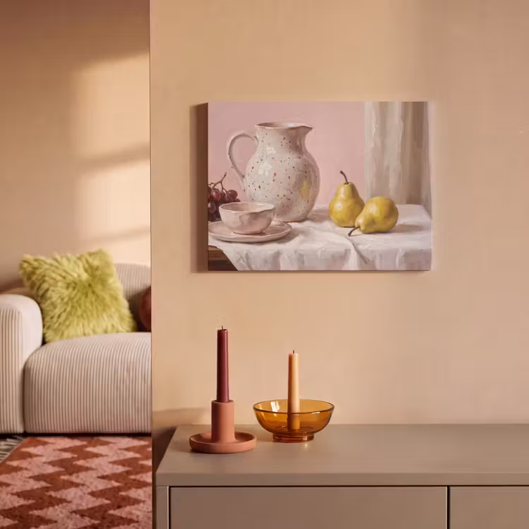 Acoustic Panel - Still Life - Fruit - Pink - Stilleven - Fruit - Roze PET vilt klein