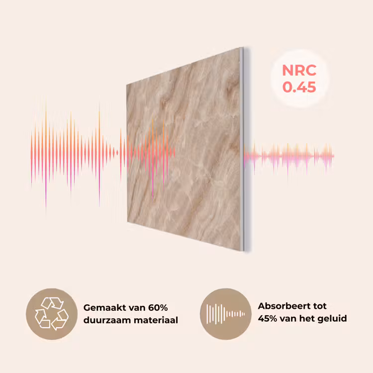 Steen - Ader - Natuur - Modern - Beige PET vilt klein -USP_NL