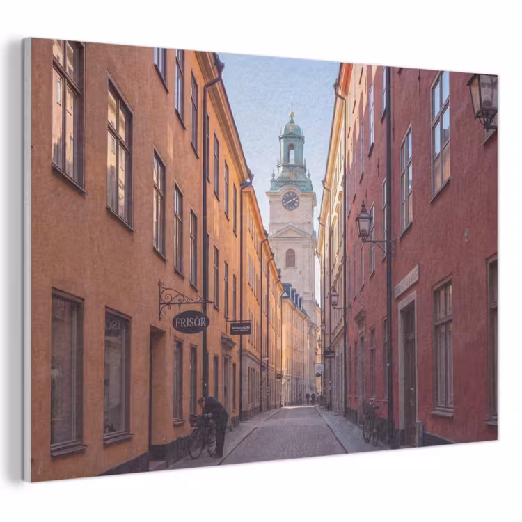 Straat - Klokkentoren - Stad - Architectuur - Historisch PET vilt klein -3d