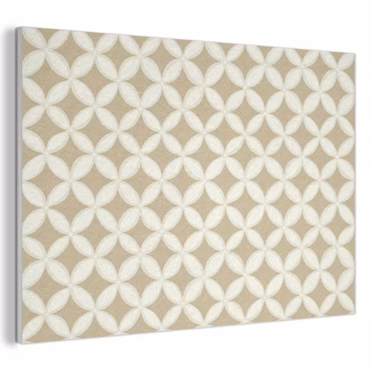 Symmetrisch - Motief - Beige PET vilt klein 837 -3d