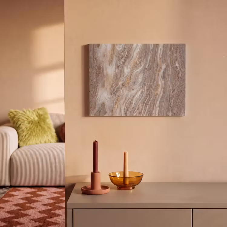 Textuur - Steen - Abstract - Beige PET vilt klein -sfeer1