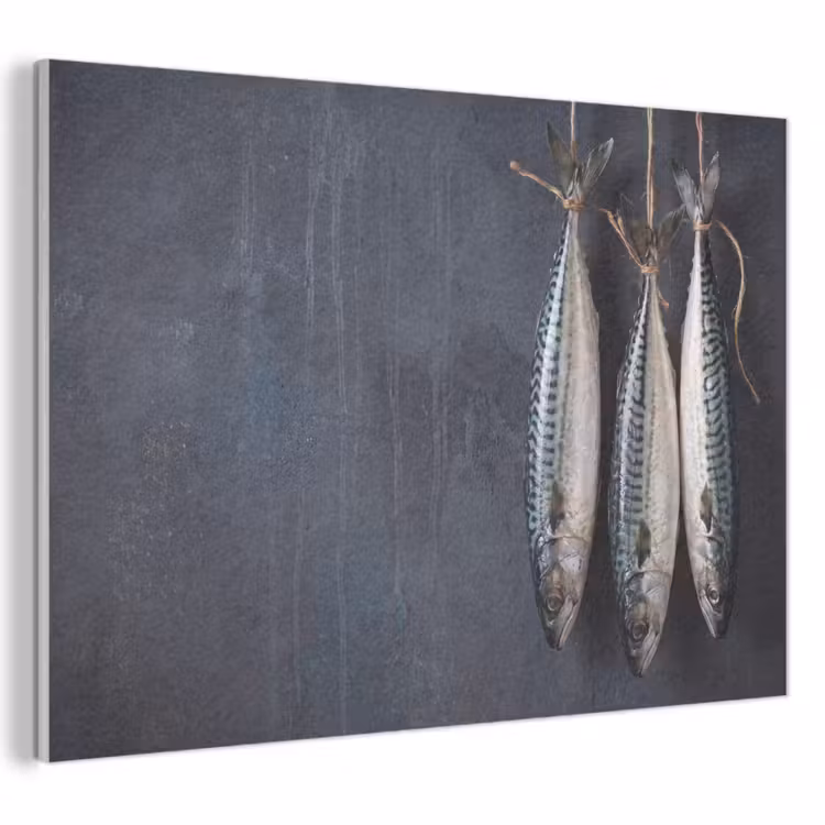 Acoustic Panel - Three Fish - Rope - Drie vissen - Touw PET vilt klein