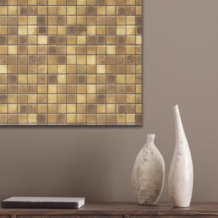 Tegels - Mozaïek - Luxe - Warm Goud PET vilt klein 837 -sfeer6_closeup