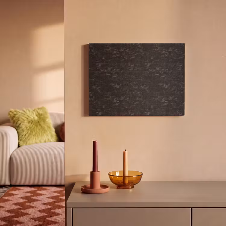 Tegels - Patroon - Marmer - Zwart PET vilt klein 837 -sfeer1