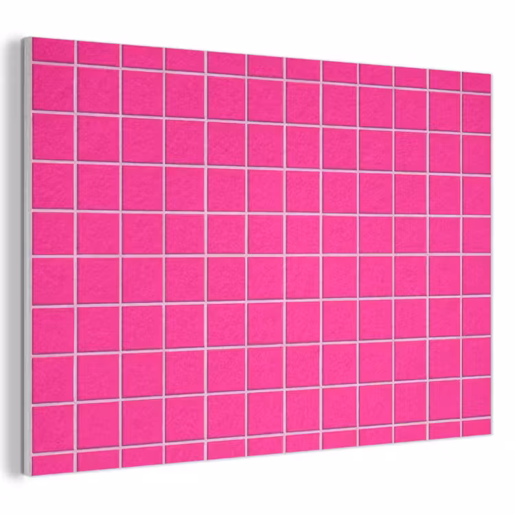 Tegels - Vierkant - Fuchsia PET vilt klein 837 -3d