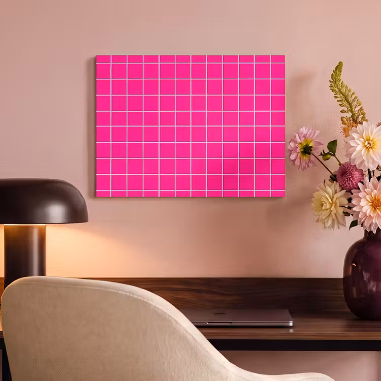 Tegels - Vierkant - Fuchsia PET vilt klein 837 -sfeer3