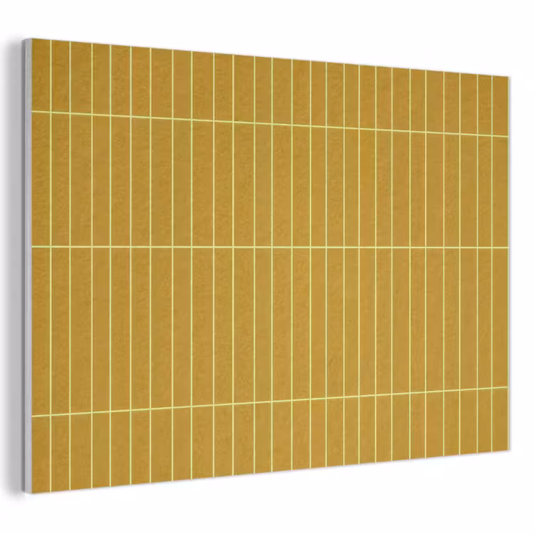 Tegels - Verticaal - Mosterdgeel PET vilt klein 837 -3d
