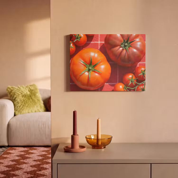 Acoustic Panel - Tomato - Red - Food - Tomaat - Rood - Eten PET vilt klein