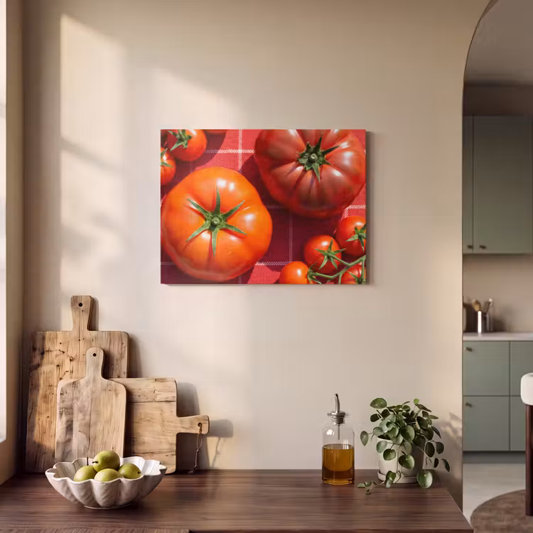 Acoustic Panel - Tomato - Red - Food - Tomaat - Rood - Eten PET vilt klein