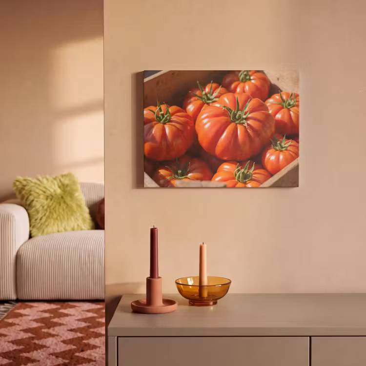 Acoustic Panel - Tomato - Wooden - Crate - Tomaat - Houten - Kist PET vilt klein