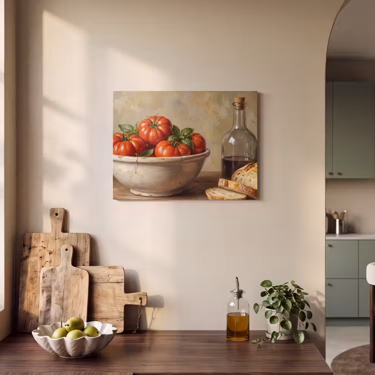 Acoustic Panel - Tomatoes - Bowl - Food - Tomaten - Kom - Eten PET vilt klein