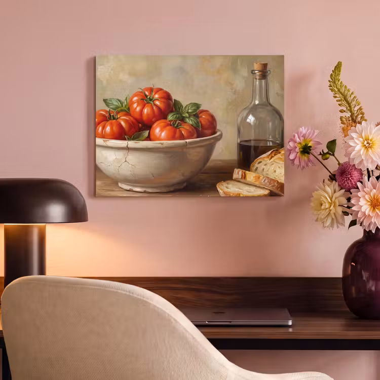 Acoustic Panel - Tomatoes - Bowl - Food - Tomaten - Kom - Eten PET vilt klein