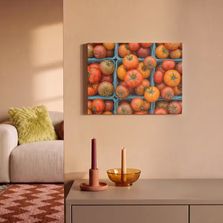 Acoustic Panel - Tomatoes - Food - Colorful - Tomaten - Eten - Kleurrijk PET vilt klein