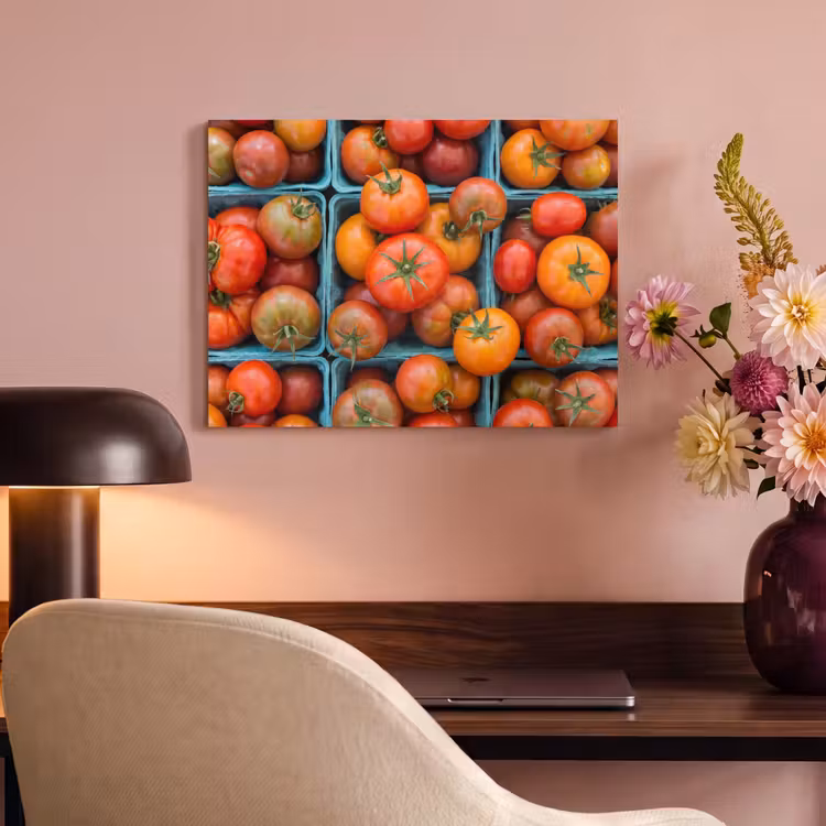 Acoustic Panel - Tomatoes - Food - Colorful - Tomaten - Eten - Kleurrijk PET vilt klein