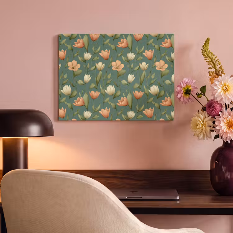 Tulpen - Botanisch - Groen PET vilt klein 837 -sfeer3