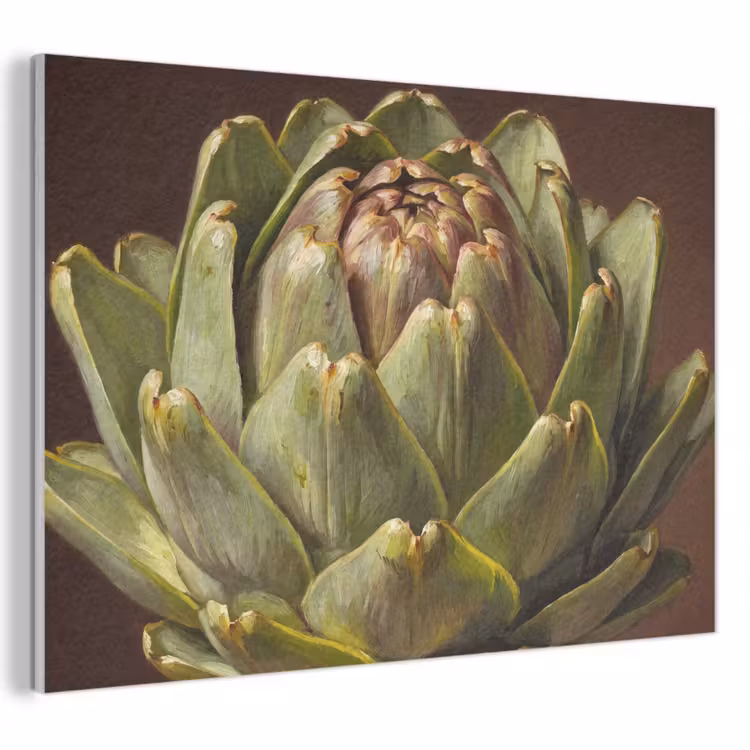 Acoustic Panel - Vegetable - Artichoke - Green - Groente - Artisjok - Groen PET vilt klein