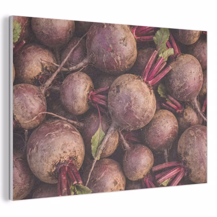 Acoustic Panel - Vegetable - Red - Natural - Groente - Rood - Natuur PET vilt klein