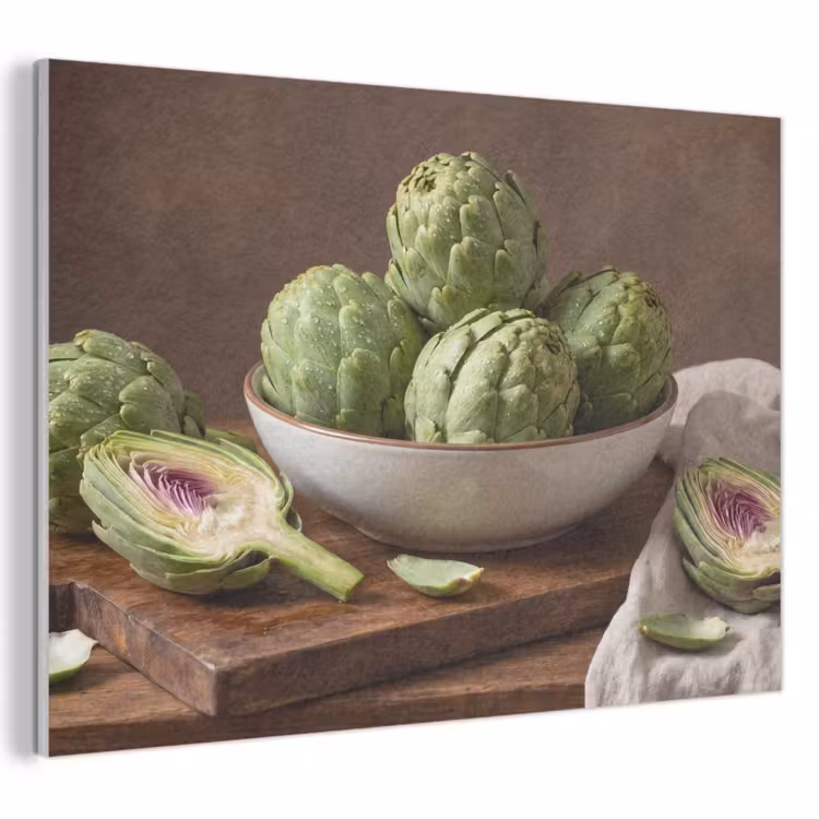 Acoustic Panel - Vegetables - Artichoke - Kitchen - Groenten - Artisjok - Keuken PET vilt klein