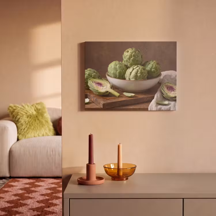 Acoustic Panel - Vegetables - Artichoke - Kitchen - Groenten - Artisjok - Keuken PET vilt klein