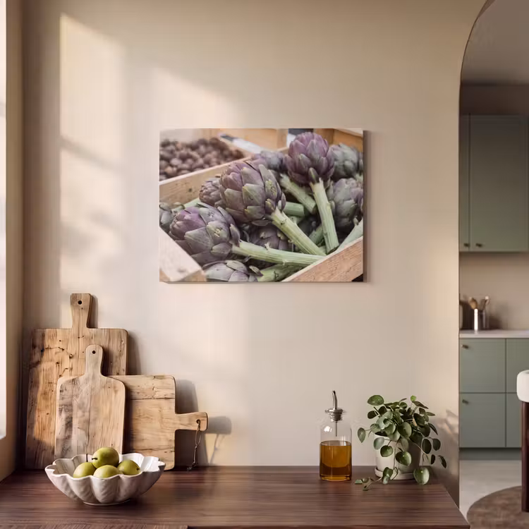 Acoustic Panel - Vegetables - Market - Fresh - Groenten - Markt - Vers PET vilt klein