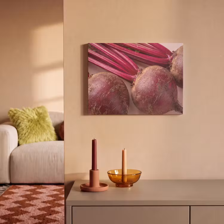 Acoustic Panel - Vegetables - Red - Fresh - Groente - Rood - Vers PET vilt klein