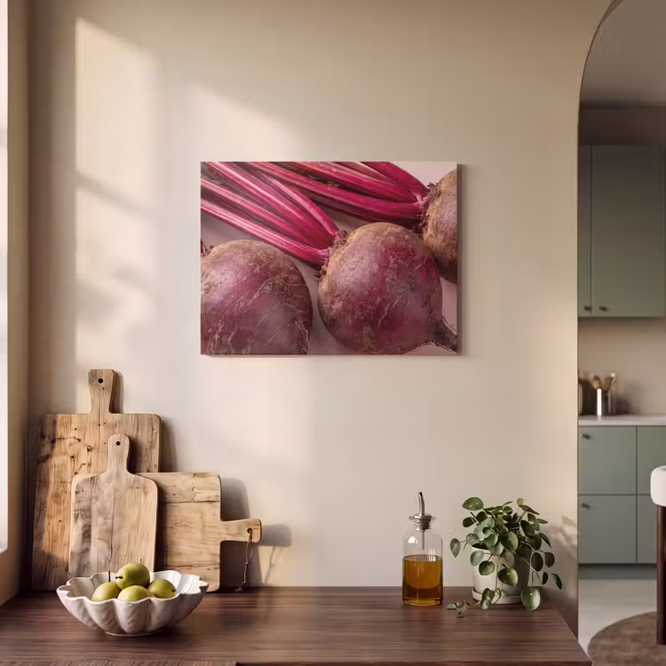 Acoustic Panel - Vegetables - Red - Fresh - Groente - Rood - Vers PET vilt klein