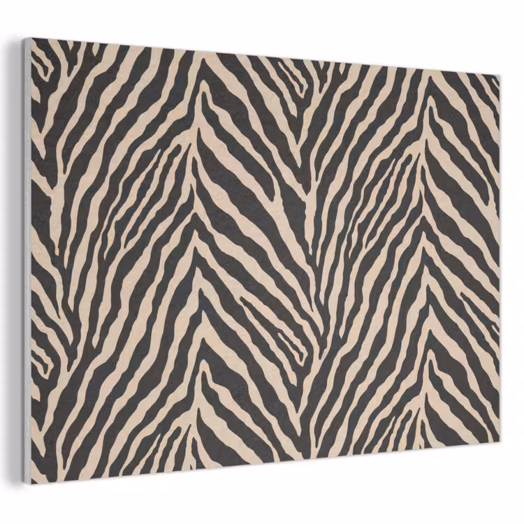 Zebra - Klassiek - Zwart PET vilt klein 837 -3d