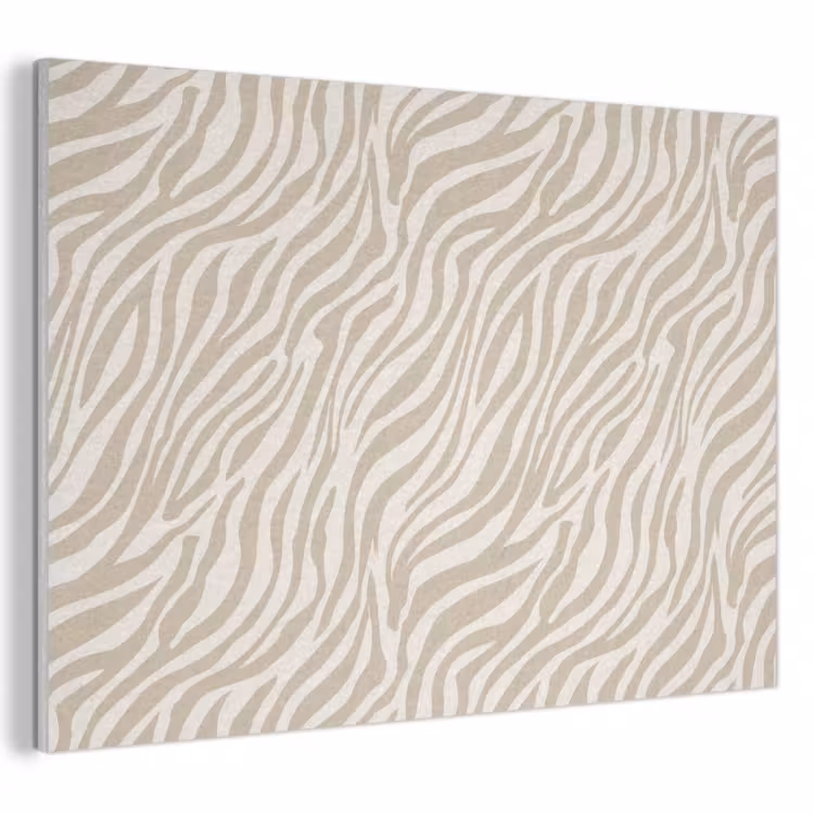 Zebra - Patroon - Beige PET vilt klein 837 -3d