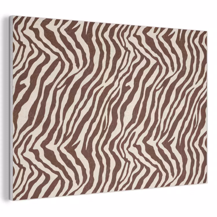 Zebra - Patroon - Zwart - Wit PET vilt klein 837 -3d