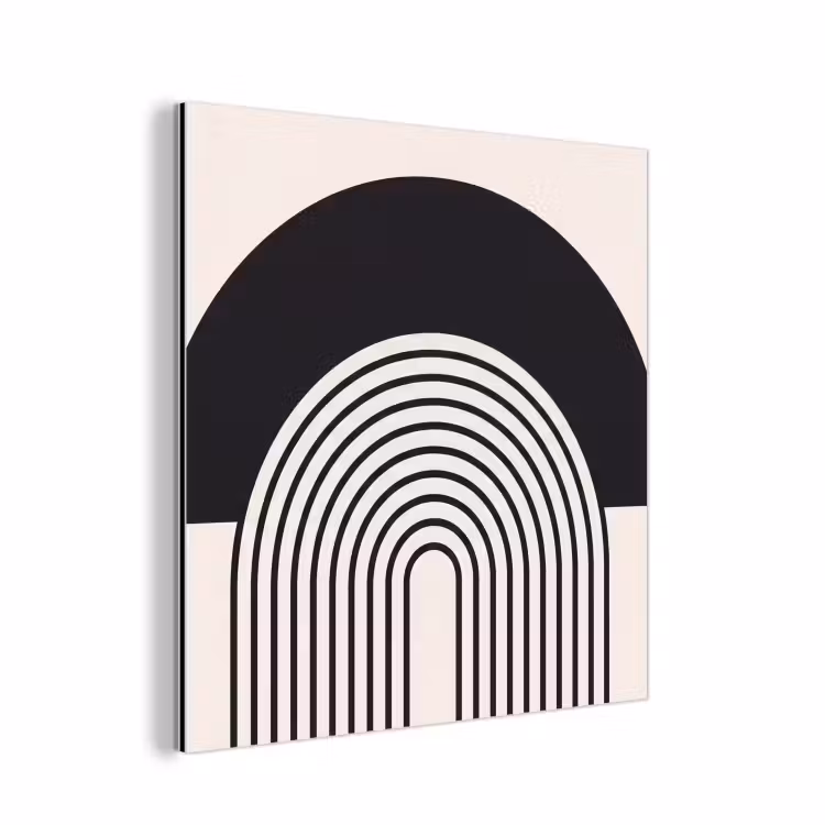 aluminium wall art - Abstract - Arch - Modern - Abstract - Boog - Modern aluminium wit klein