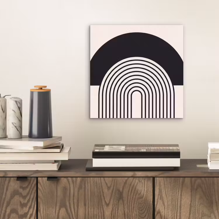 aluminium wall art - Abstract - Arch - Modern - Abstract - Boog - Modern aluminium wit klein